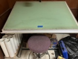 Drafting Table w/ Rolling Chair