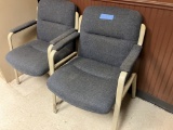 2 Cloth Office Chairs