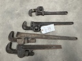 4 pc Pipe Wrenches