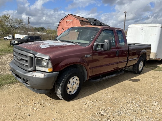 2004 Ford F250 Gas Ext Cab Long Bed
