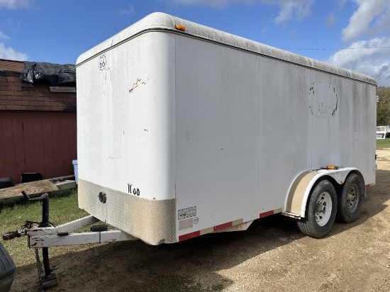 2008 CM 16' x 6'8" T/A BP Cargo Trailer