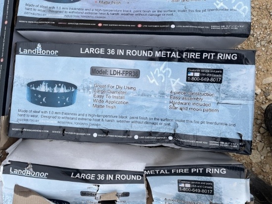 Land Honor Metal Fire Pit Ring
