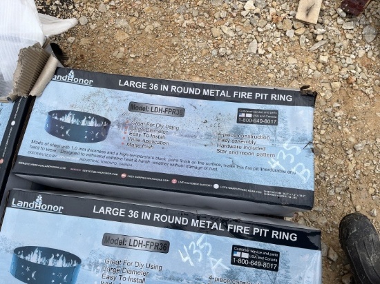 Land Honor Metal Fire Pit Ring