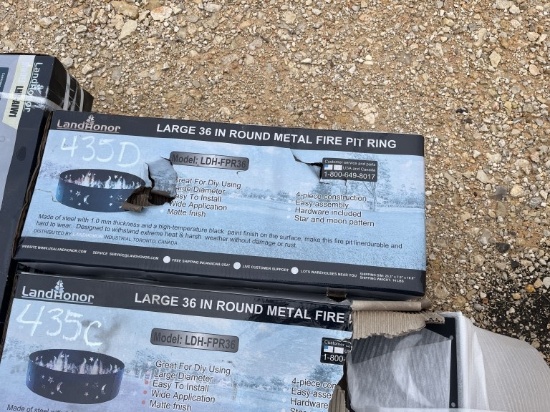 Land Honor Metal Fire Pit Ring