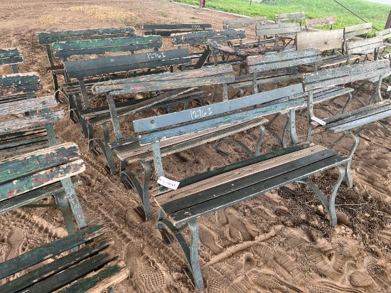 (5pc) Metal Benches
