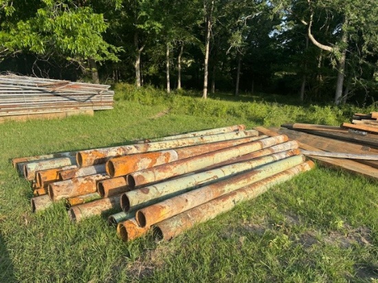 (24pcs) 8" x 12' Pipe Posts