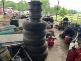 (8) DT Trlr Wheels w/ (5) Tires