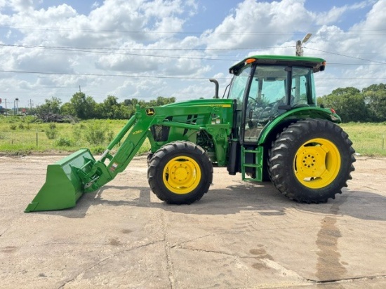 John Deere 6105D MFWD Cab Tractor w/ LDR