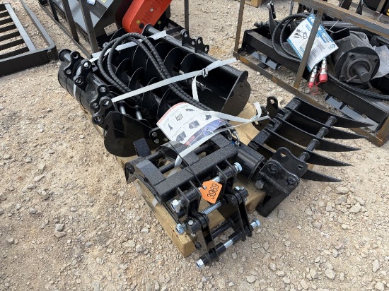 AGT Mini Excavator Attachment Set