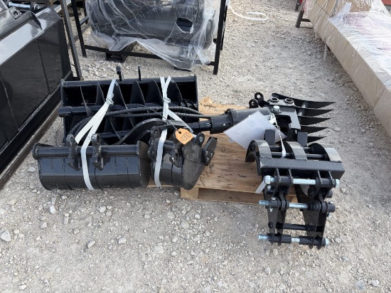 AGT Mini Excavator Attachment Set