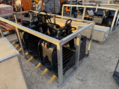 Land Honor 72" SS Rock Bucket Grapple