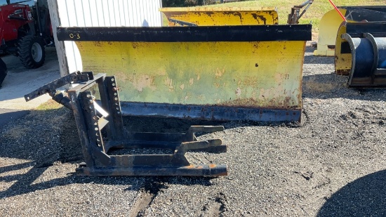 Snowplow and frame