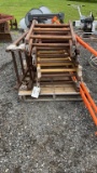 Pallet of Wooden Ladders