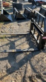 Kivel skid loader pallet forks
