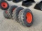 Skid steer tires on rims