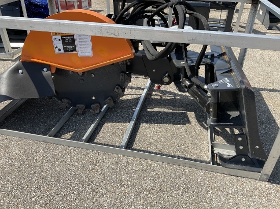 Wolverine Skid Steer Stump Grinder with Controls
