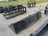 Skid steer smooth bucket 84’’