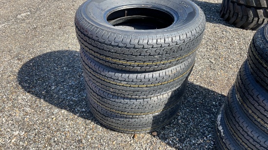 Set Of Radial Trailer Tires (new)