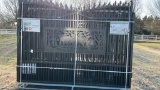 Metal Farm Driveway Gates(1set)