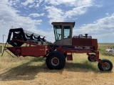 MacDon self propelled swather with 15' draper head