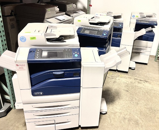 Lot of 4 Xerox WorkCentre 7845 color office copier and printer