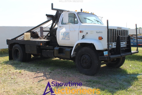 (X) 1986 GMC Topkick 2-TON Roustabout Truck VIN-1GDM7D1Y1GU535565, Powered By GM Diesel Engine, w/ M