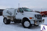 2009 Ford F750 Super Duty XL Water Truck Less than 13,000 Miles!