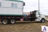 Kenworth T800 T/A Gin Pole Truck, Tulsa 100,000# Winch, 20' Poles