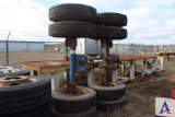 (2) Axles with Wheels and Tires