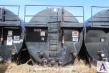 500-BBL Round Frac Tank, Skidded