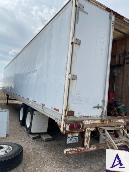 STO T/A 53'L Van Trailer with Storage Cabinets