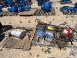 (3) Manual Rams, (1) Industrial Motor