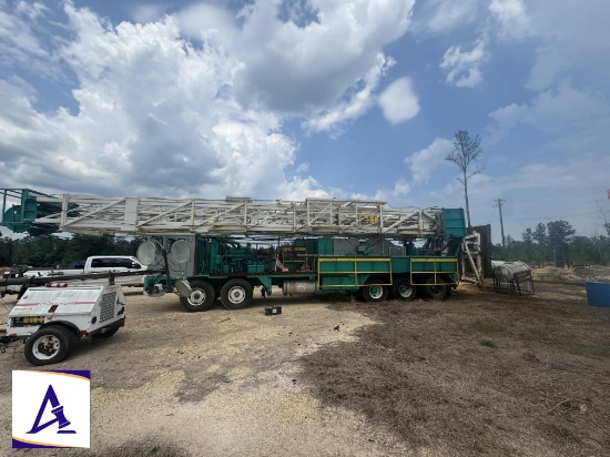 LANCO 550 Double Drum Well Service Rig - Detroit Series 60 - Allison 5860 Transmission - NICE RIG!