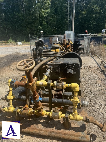 Harlow Sammons HSWS-185 Triplex Pump - CAT C9 Diesel Engine - Manifold - C Pump - GREAT PUMP!