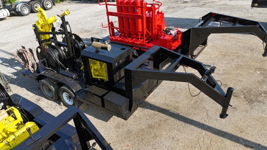 85-Ton Power Swivel - Perkins Diesel Engine - Gooseneck Trailer