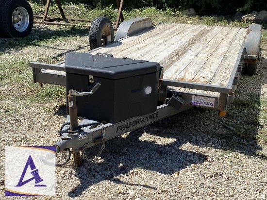 Performance 20' Utility Trailer - Dovetail - Winch - Toolbox