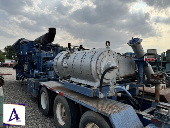 Frac Pump Trailer - Gardner Denver GD-3000 Triplex Pump - Detroit Series 4000 16V MTU Diesel Engine