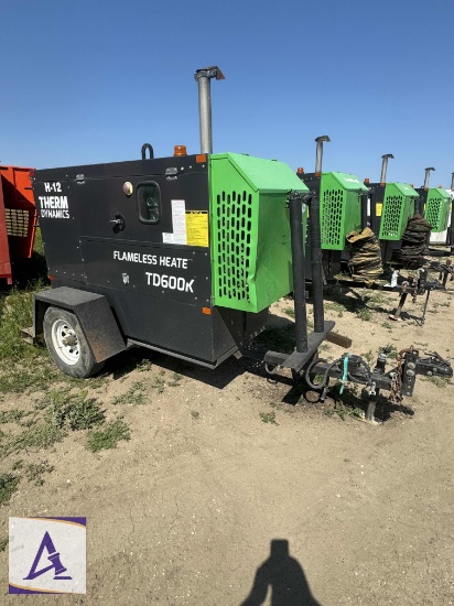2017 Therm Dynamics TD600K Flameless Rig Heater - Kubota V3600 Diesel - 550,000 Max BTU