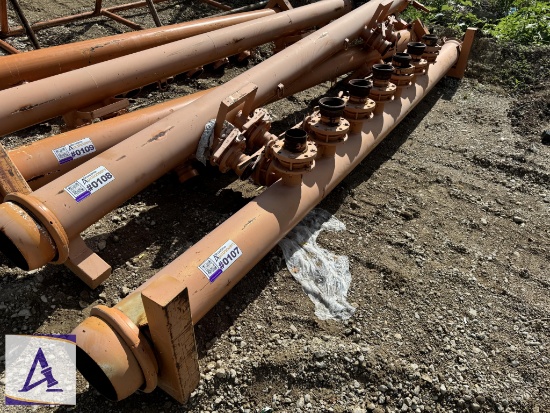 (2) 10'' Manifolds with (7) Outlets - 4'' Valves