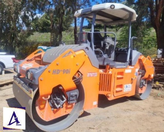 2018 HAMM HD90 Roller - 1,529 Hours