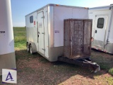 2014 RC Doghouse Trailer 16' - Side Entry - Lockers - Bench Storage