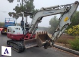 2017 Takeuchi TB240R Mini Excavator - Only 2,268 Hours!