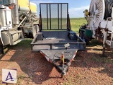 Tioga 11' Utility Trailer with Ramp - Landing Gear