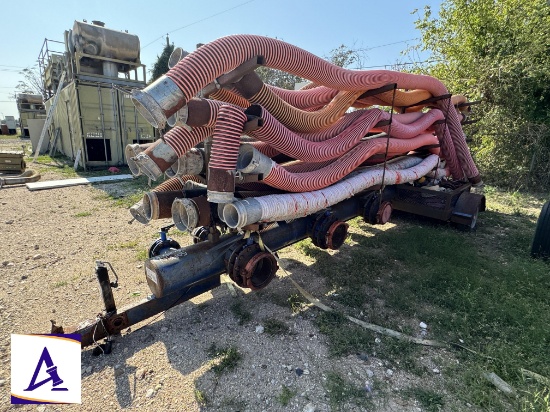 2000 Frac Manifold Trailer - 12 Valve Manifold - Assorted Hoses (NOTE: SLOW TITLE)