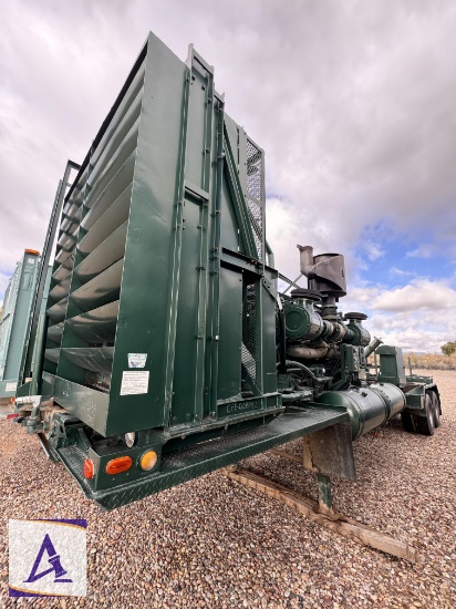1981 Stewart & Stevenson 1300 HP frac pump Trailer Detroit 12 cylinder