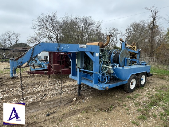 Bowen/EVCO 85-Ton Power Swivel - Detroit 4-53 Diesel Engine - Remote Control