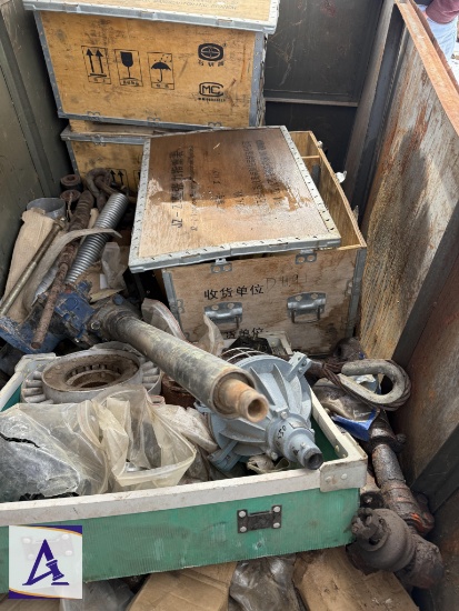 Tool Basket; Assorted Tools & Rig Parts