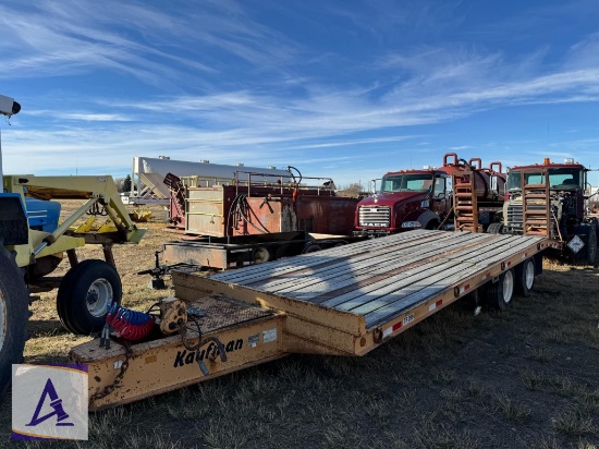 Kaufman Equipment Trailer with Ramps