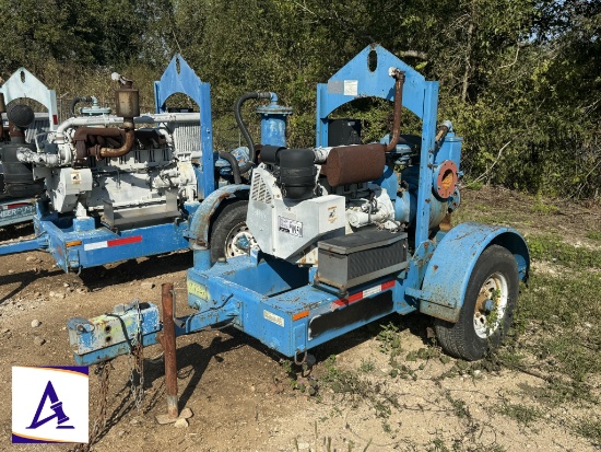 2014 Fabrique Transfer Pump Trailer - Pioneer Transfer Pump - Duetz 74HP Diesel Engine!