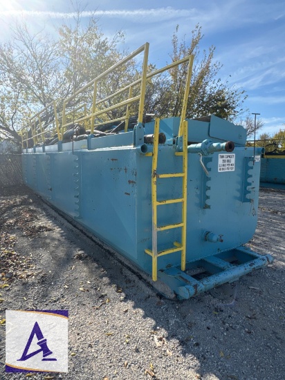 Mud Tank - Hardline Rack - Dual Compartment - Top Mounted Walkways - GREAT TANK!